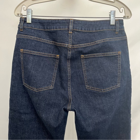 Massimo Dutti - Size 30 - Cowboy jeans - dark wash - cuff rancher - designer - Picture 4 of 6